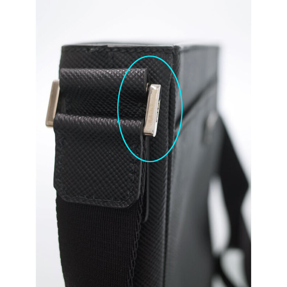 PRADA Saffiano Leather Shoulder Bag - Picture 9 of 9